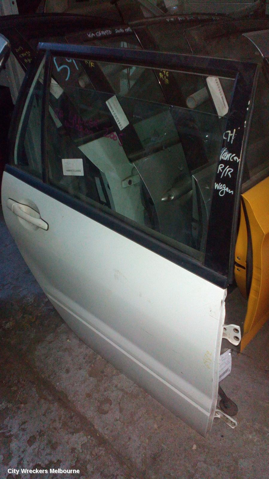 MITSUBISHI LANCER RIGHT REAR DOOR, CH/CS, WAGON, 09/2004 - 12/2008