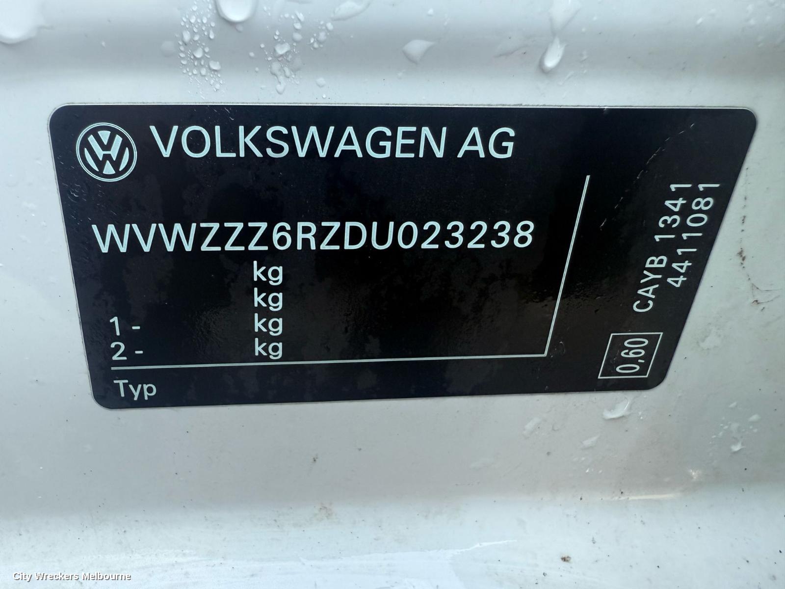 VOLKSWAGEN POLO RIGHT REAR DOOR, 6R, 5DR HATCH, 05/2010 - 09/2017 (AUS ONLY)