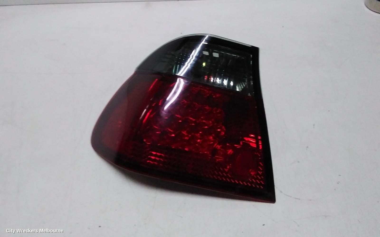 BMW 3 SERIES LEFT TAILLIGHT, E46, SEDAN, CLEAR FLASHER TYPE, 10/2001 - 01/2005