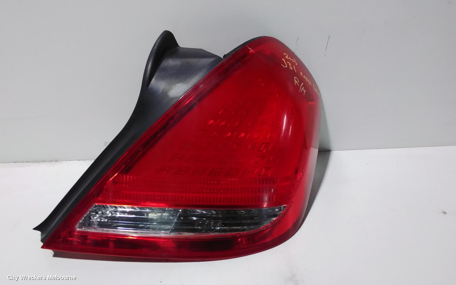 NISSAN MAXIMA RIGHT TAILLIGHT, J31, LENS# 4969, 02/2002 - 12/2005