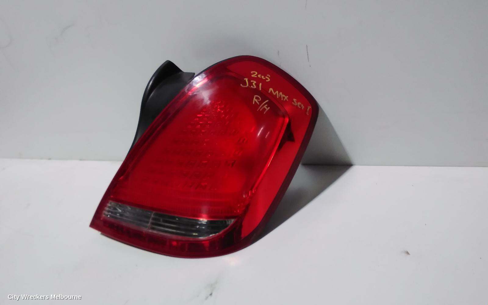 NISSAN MAXIMA RIGHT TAILLIGHT, J31, LENS# 4969, 02/2002 - 12/2005