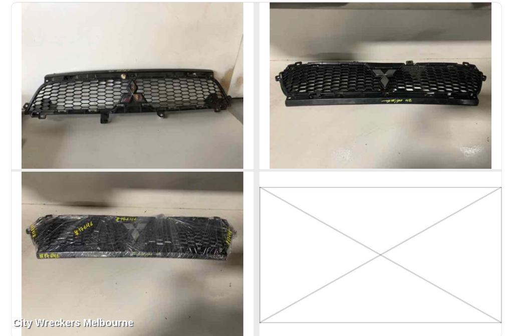 MITSUBISHI OUTLANDER GRILLE, RADIATOR GRILLE, ZH, 09/2009 - 10/2012