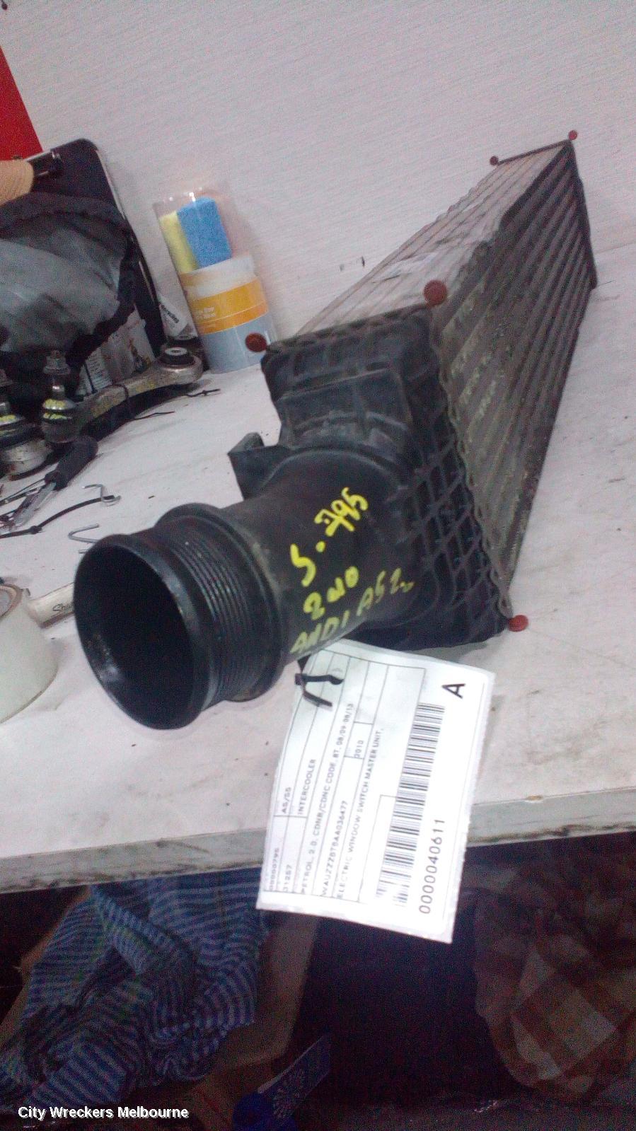 AUDI A5 INTERCOOLER, PETROL, 2.0, CDNB/CDNC CODE, 8T, 08/2009 - 08/2013