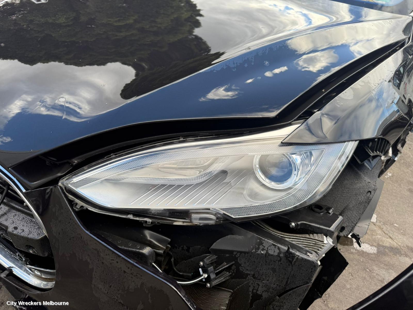 TESLA MODEL S REAR BUMPER, BUMPER BAR, W/ 4 PARK SENSORS, 1ST GEN, 06/2014 - 03/2016