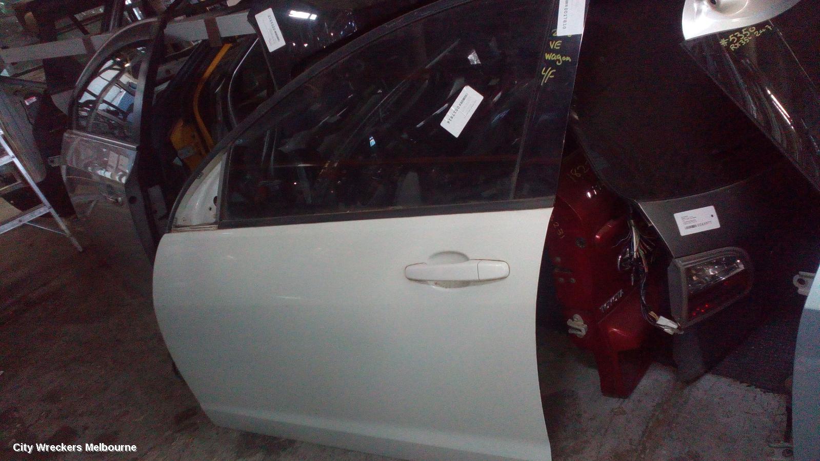 HOLDEN COMMODORE LEFT FRONT DOOR, VE, SEDAN/WAGON/UTE, 08/2006 - 04/2013