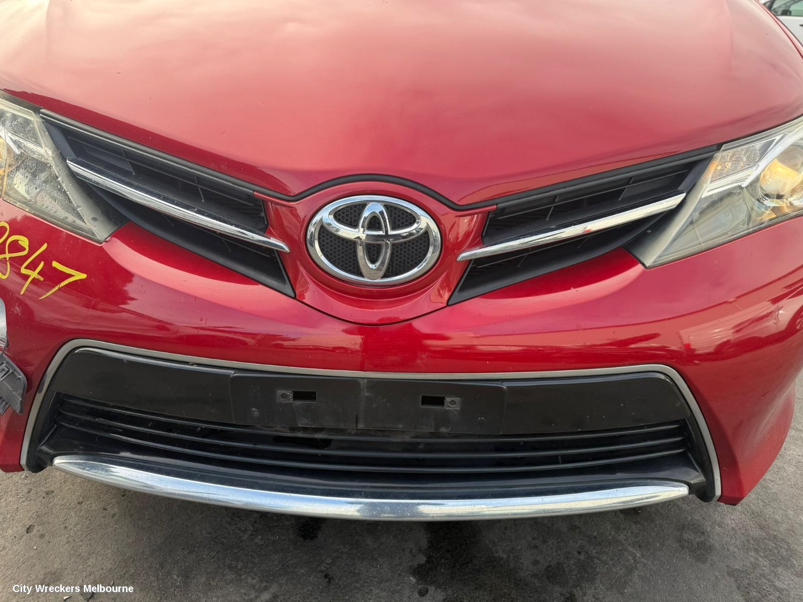TOYOTA COROLLA LEFT TAILLIGHT, ZRE182R, HATCH, 08/2012 - 03/2015