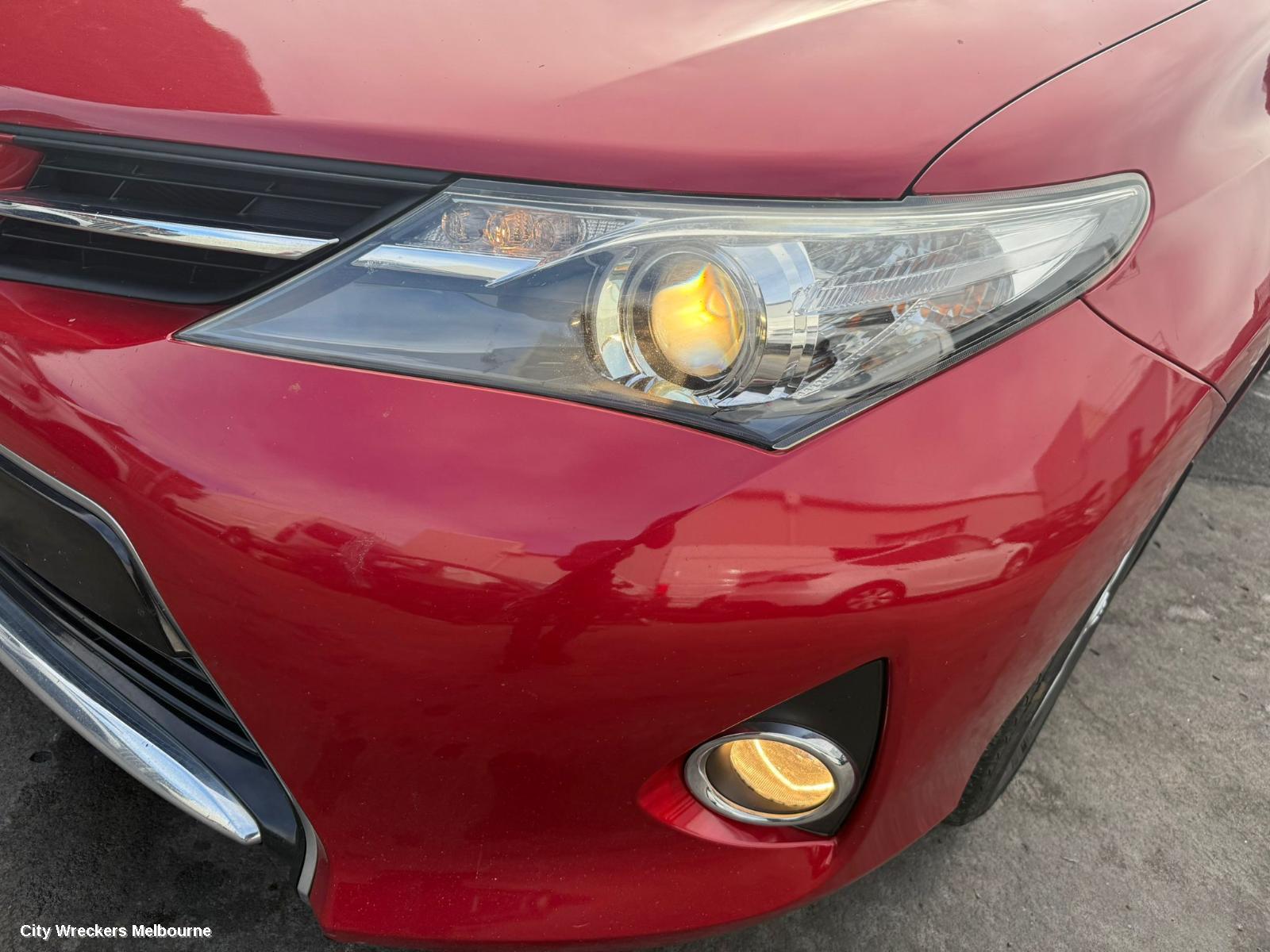 TOYOTA COROLLA LEFT TAILLIGHT, ZRE182R, HATCH, 08/2012 - 03/2015