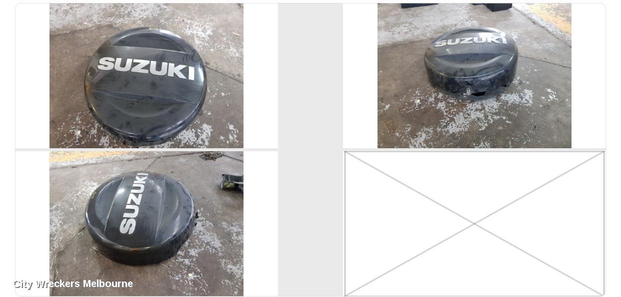 SUZUKI VITARA SPARE WHEEL CARRIER, SPARE WHEEL COVER***USE WHEEL COVER/HUB CAP PART TYPE***