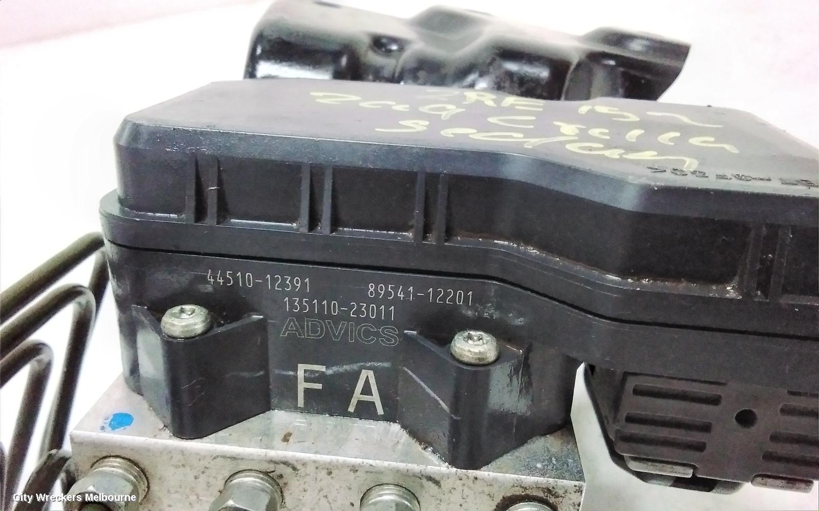 TOYOTA COROLLA ABS PUMP/MODULATOR, ZRE152/20153R, P/N 4451012391, 03/2007 - 12/2013