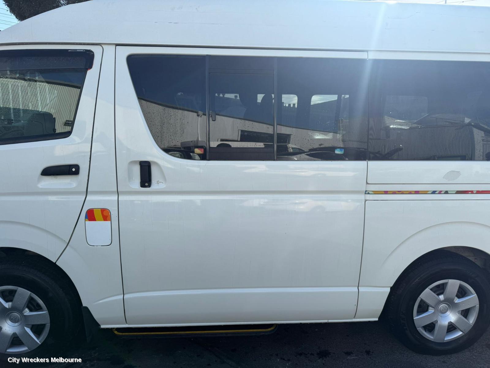 TOYOTA HIACE FRONT SEAT, LH BENCH, LWB/SWB, TRH/KDH, 01/2005 - 01/2014
