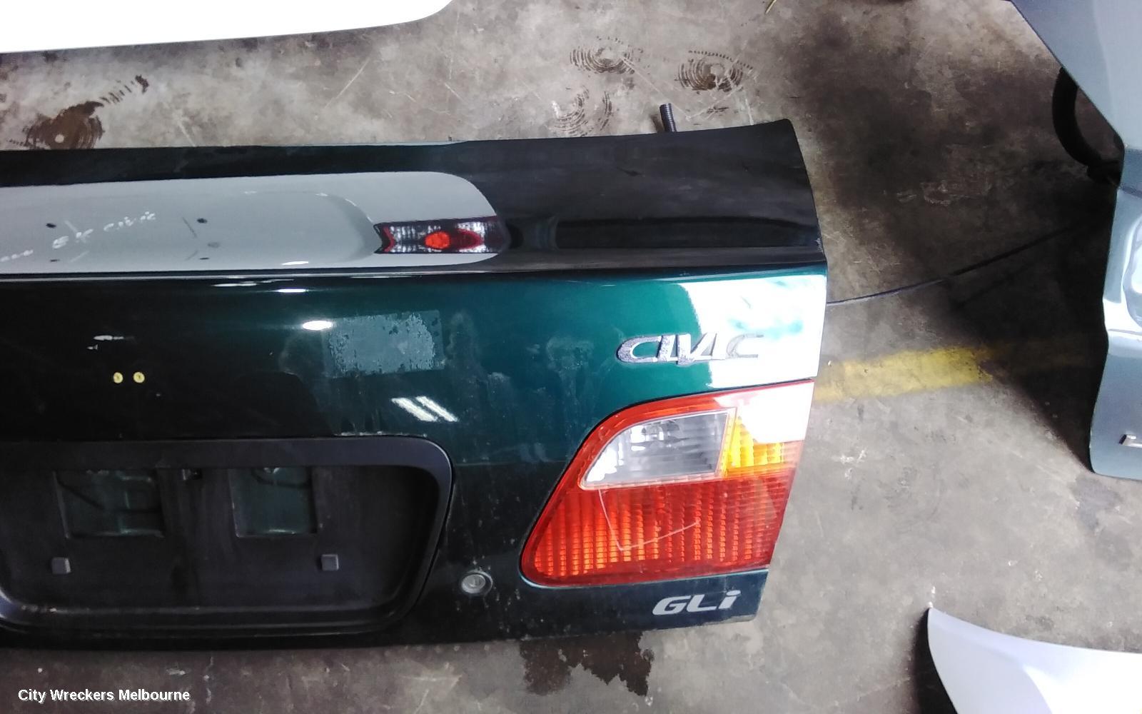 HONDA CIVIC BOOTLID/TAILGATE, BOOTLID, EK, SEDAN, NON SPOILER TYPE, 01/1999 - 10/2000