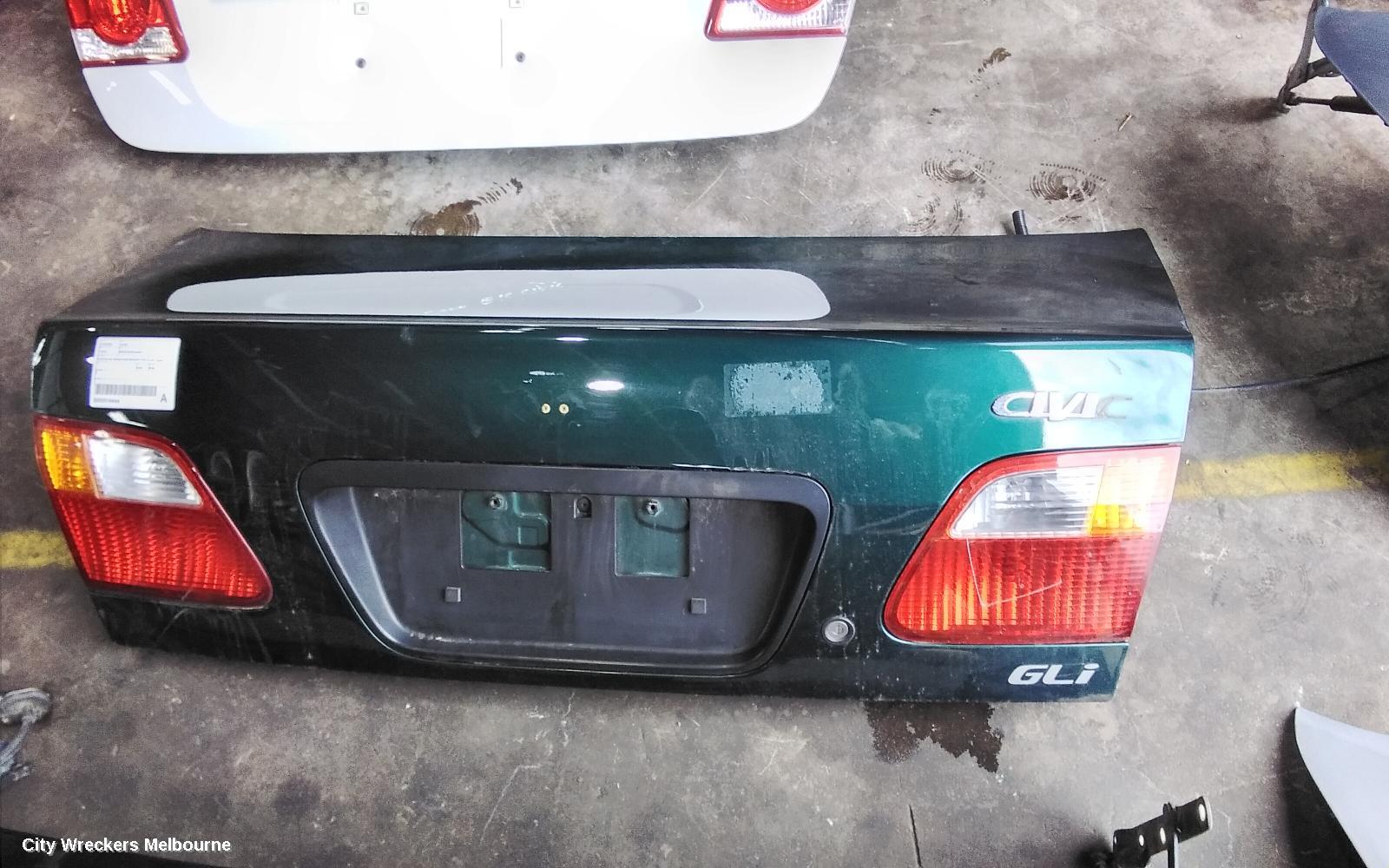 HONDA CIVIC BOOTLID/TAILGATE, BOOTLID, EK, SEDAN, NON SPOILER TYPE, 01/1999 - 10/2000