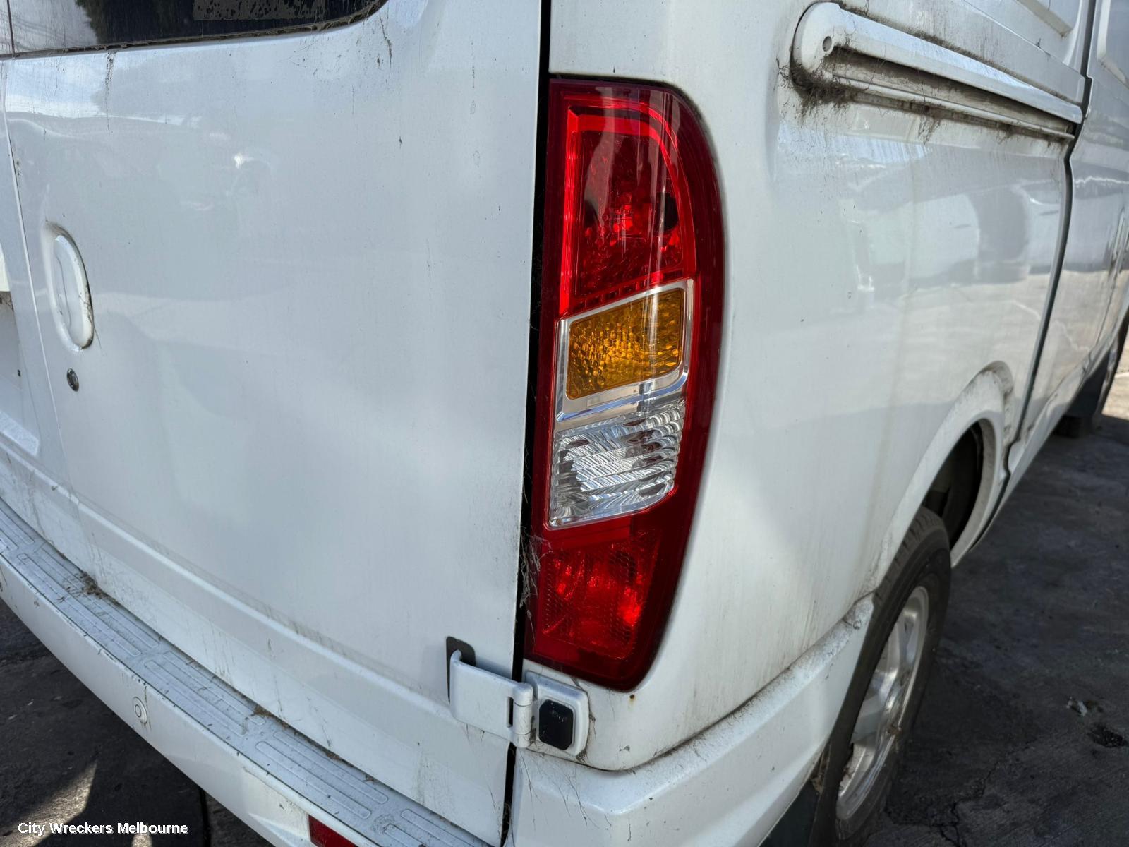 LDV V80 BOOTLID/TAILGATE, BARN DOOR (RH SIDE), LOW ROOF TYPE, 01/2013 - 12/2023