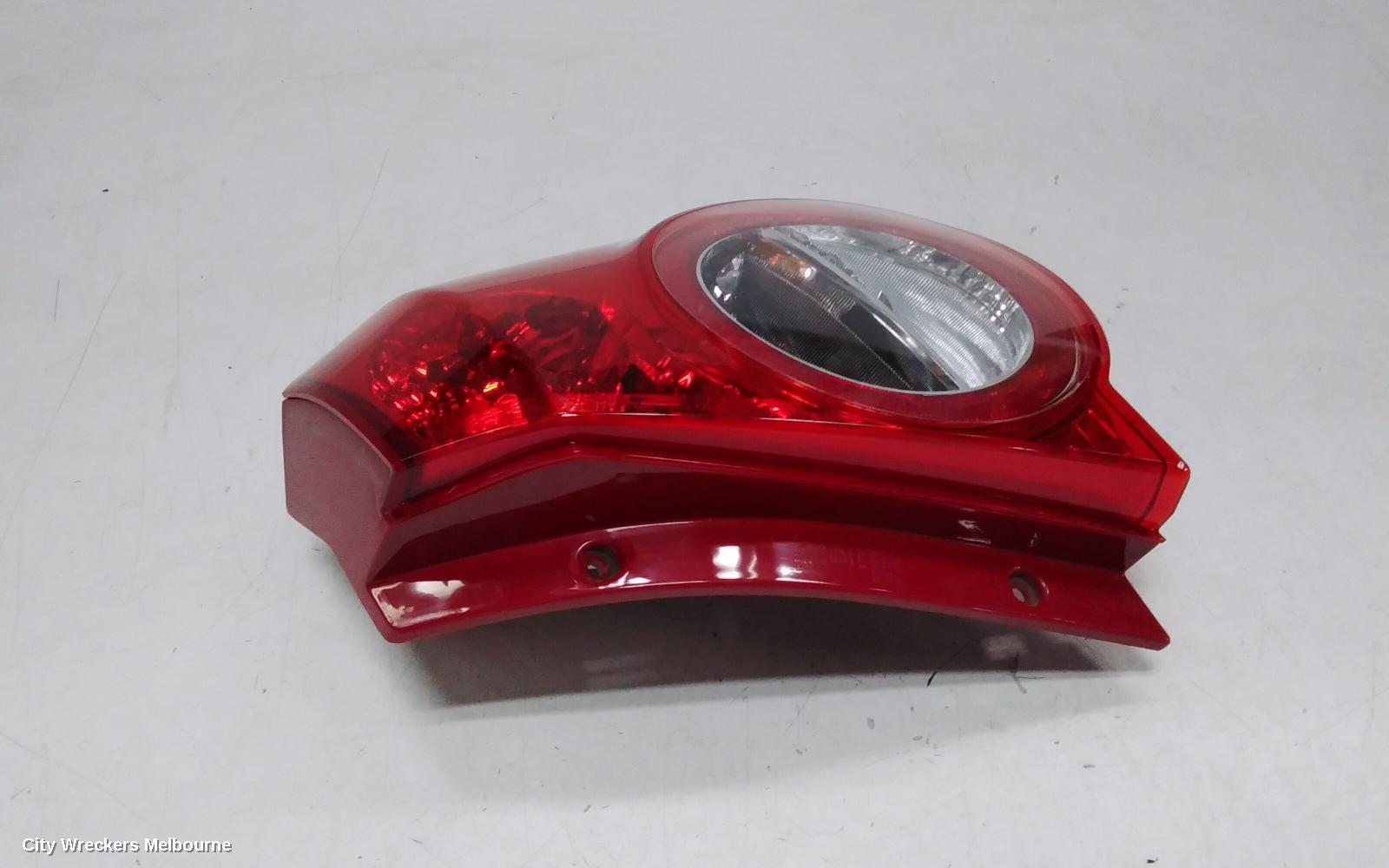HOLDEN BARINA RIGHT TAILLIGHT, TK, HATCH, 07/2008 - 12/2012