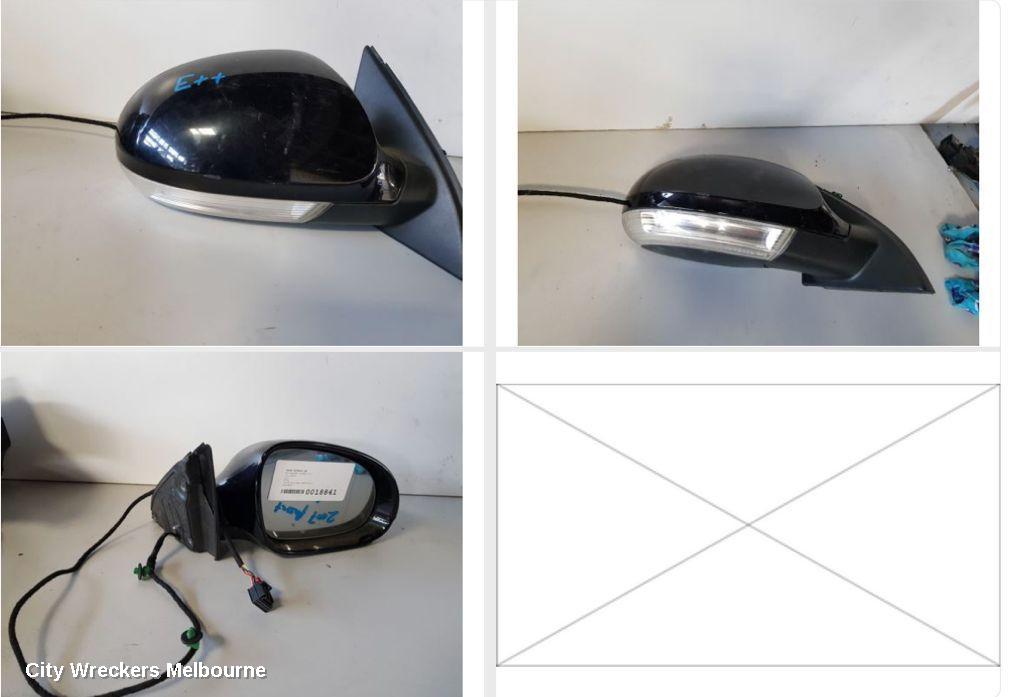 VOLKSWAGEN PASSAT RIGHT DOOR MIRROR, 3C/MK6 B6, MANUAL FOLD (6XN), 03/2006 - 09/2010