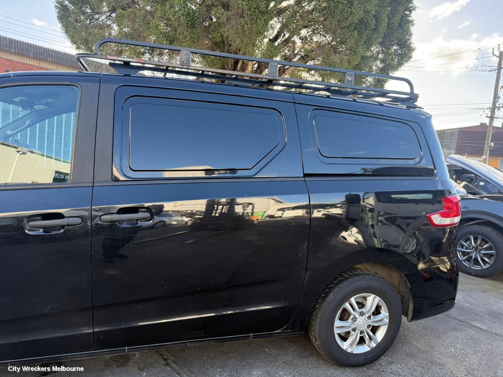 LDV G10 REAR BUMPER, SV7A/SV7C, TAILGATE TYPE, VAN/WAGON, 04/2015 ONWARDS