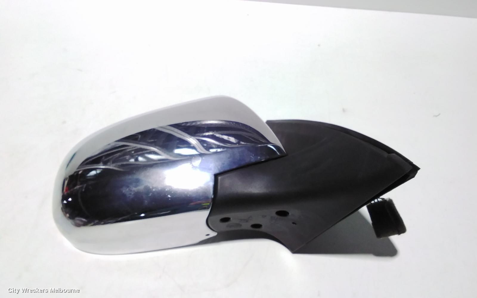 GREAT WALL V200/V240 RIGHT DOOR MIRROR, K2, CHROME, 07/2009 - 01/2015
