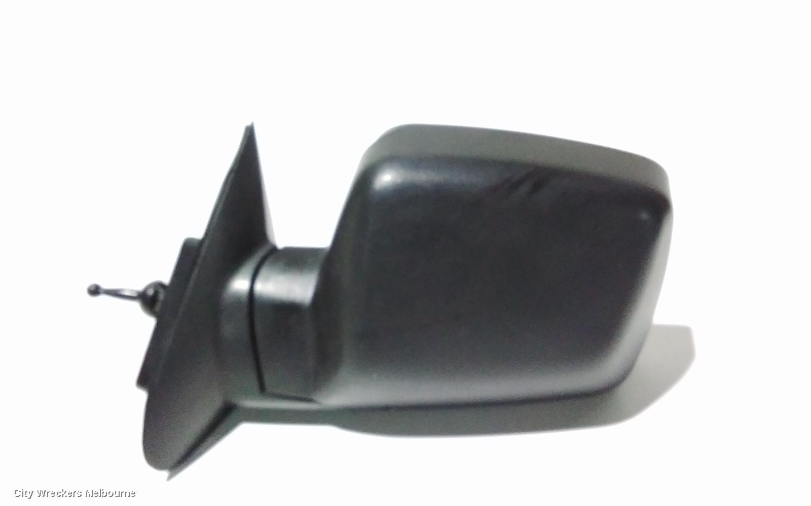 KIA PREGIO LEFT DOOR MIRROR, CT, MANUAL, SQUARE TYPE, 07/2004 - 01/2006