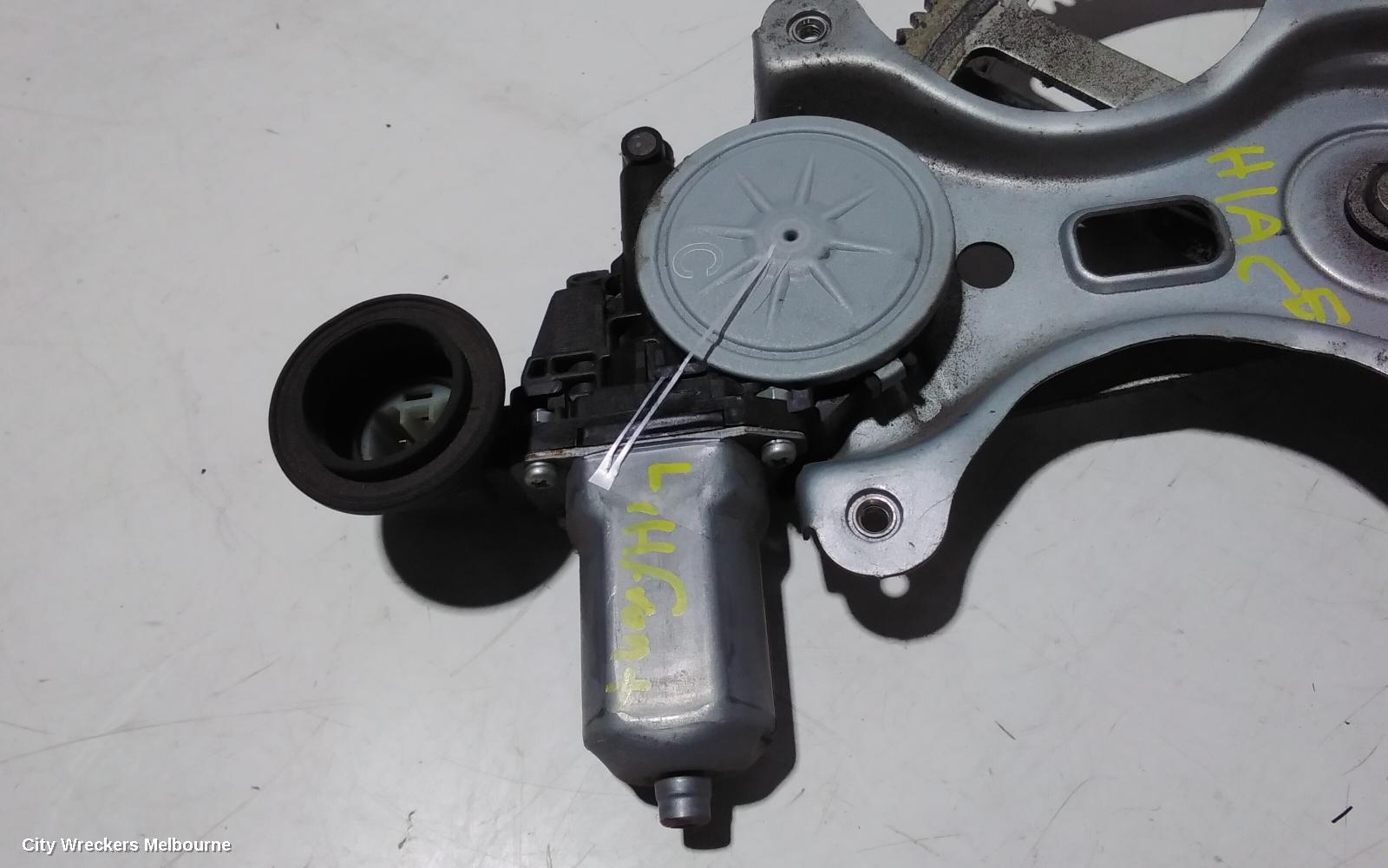 TOYOTA HIACE LEFT FRONT WINDOW REG/MOTOR, TRH/KDH, POWER, 03/2005 - 04/2019