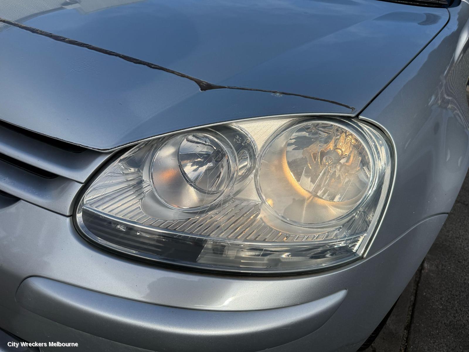 VOLKSWAGEN GOLF DOOR HANDLE, OUTER, RH FRONT, COLOUR CODED, GTI, GEN 5, 06/2004 - 02/2009