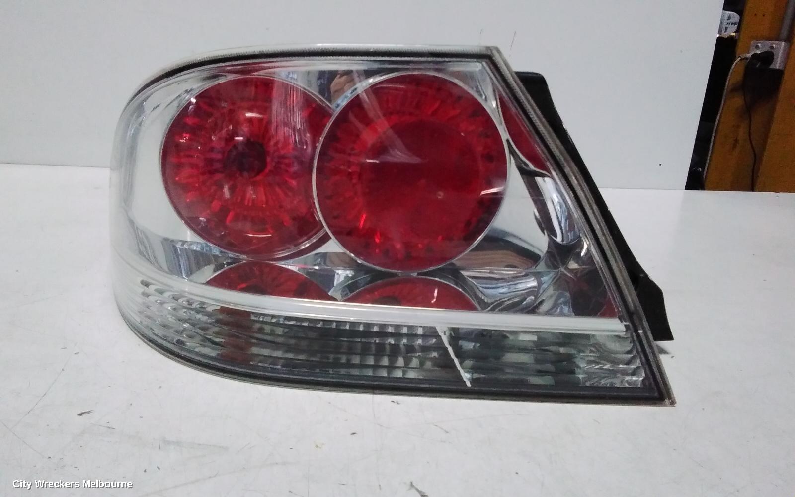 MITSUBISHI LANCER LEFT TAILLIGHT, CH/CS, SEDAN, VR-X, 09/2003 - 08/2007