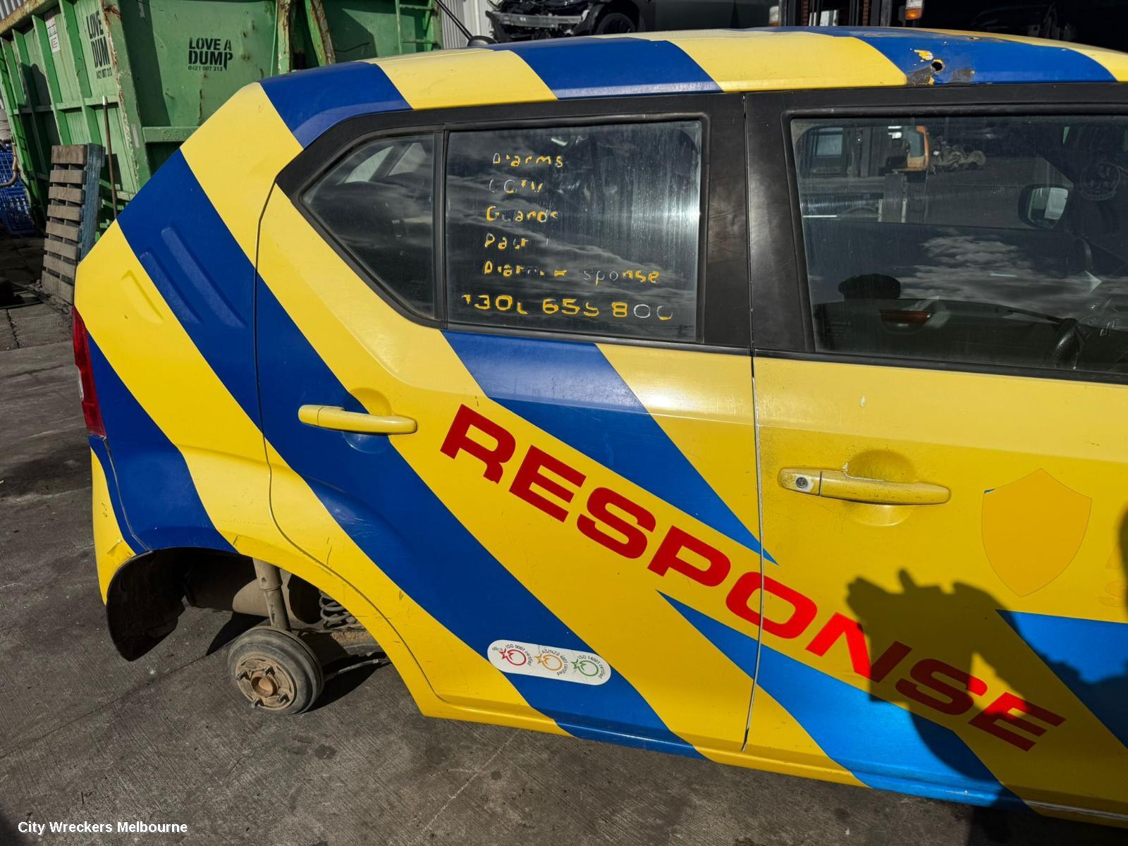 SUZUKI IGNIS LEFT REAR DOOR/SLIDING, MF, 11/2016 ONWARDS