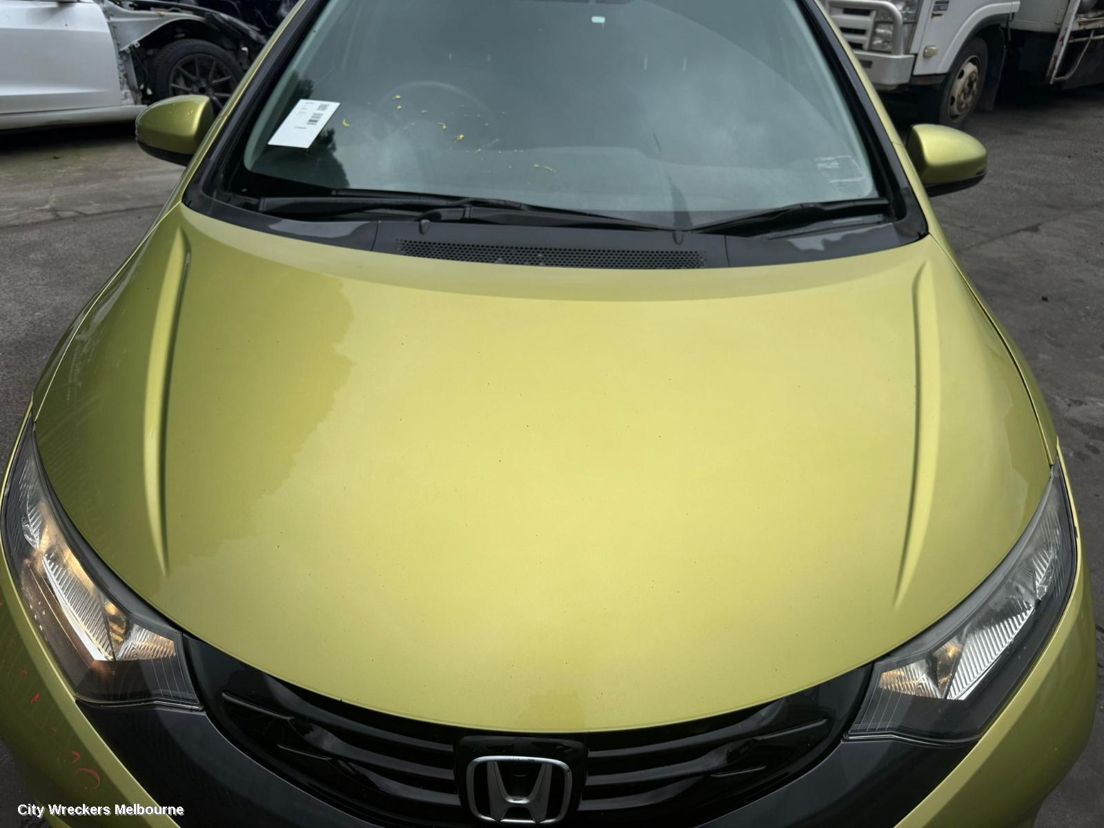HONDA CIVIC RIGHT FRONT DOOR WINDOW, 9TH GEN, HATCH (VIN SSHFK), 02/2012 - 04/2016
