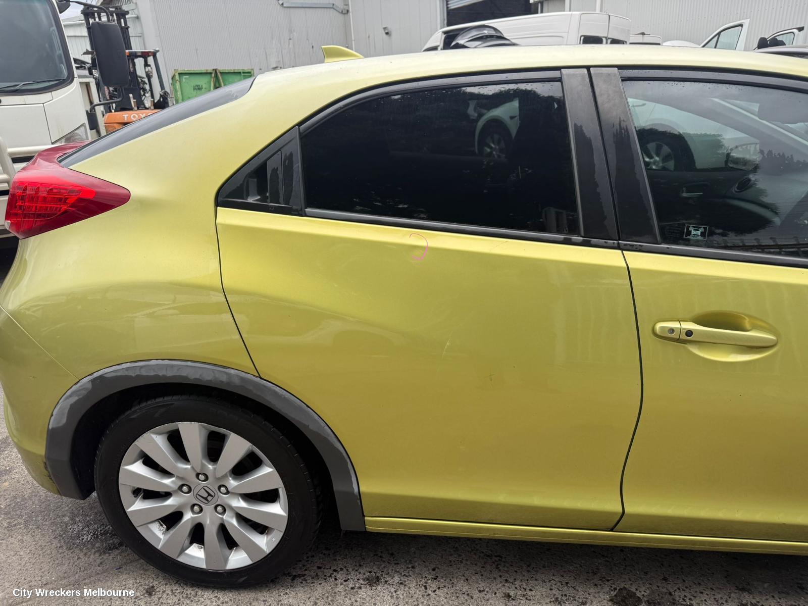 HONDA CIVIC LEFT REAR WND REG/MOTOR, 9TH GEN, HATCH, VTI-L/VTI-LN, 06/2012 - 04/2016