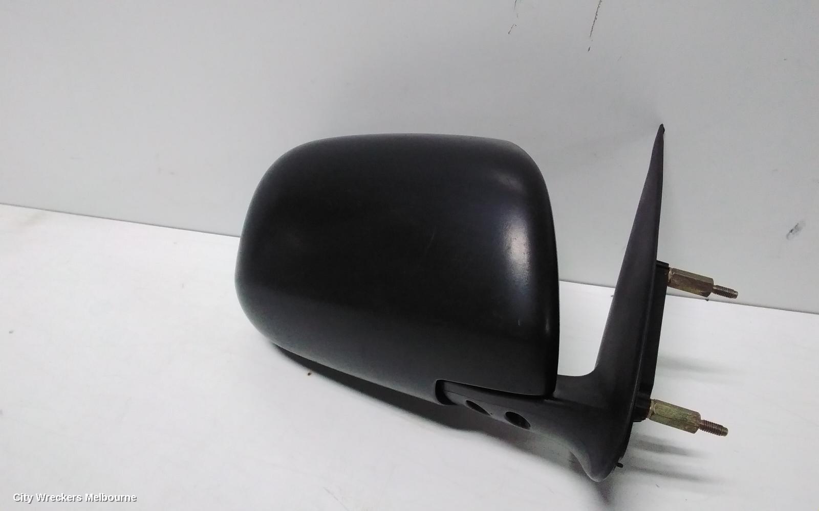 TOYOTA HILUX RIGHT DOOR MIRROR, MANUAL, BLACK, 03/2005 - 08/2015