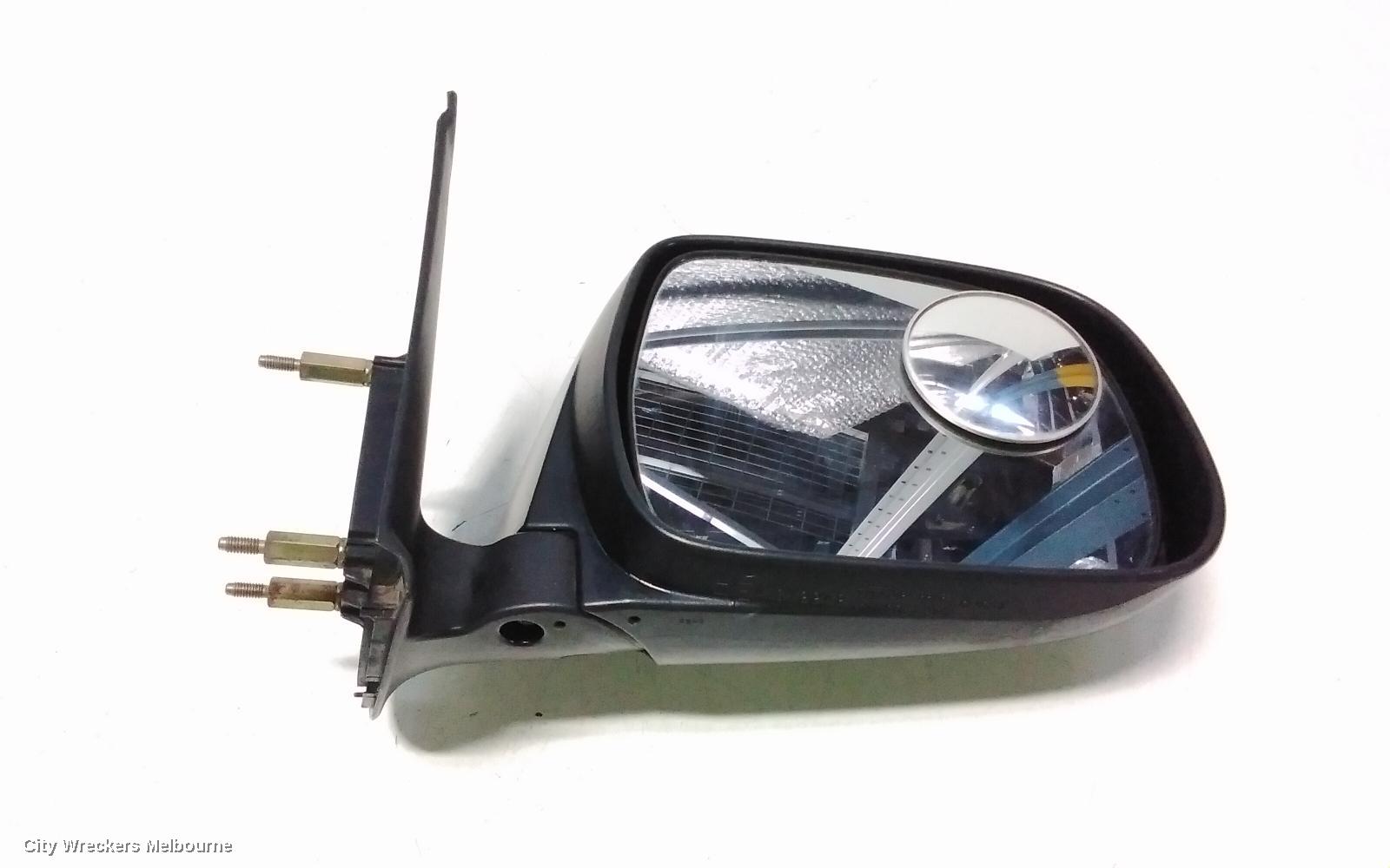 TOYOTA HILUX RIGHT DOOR MIRROR, MANUAL, BLACK, 03/2005 - 08/2015
