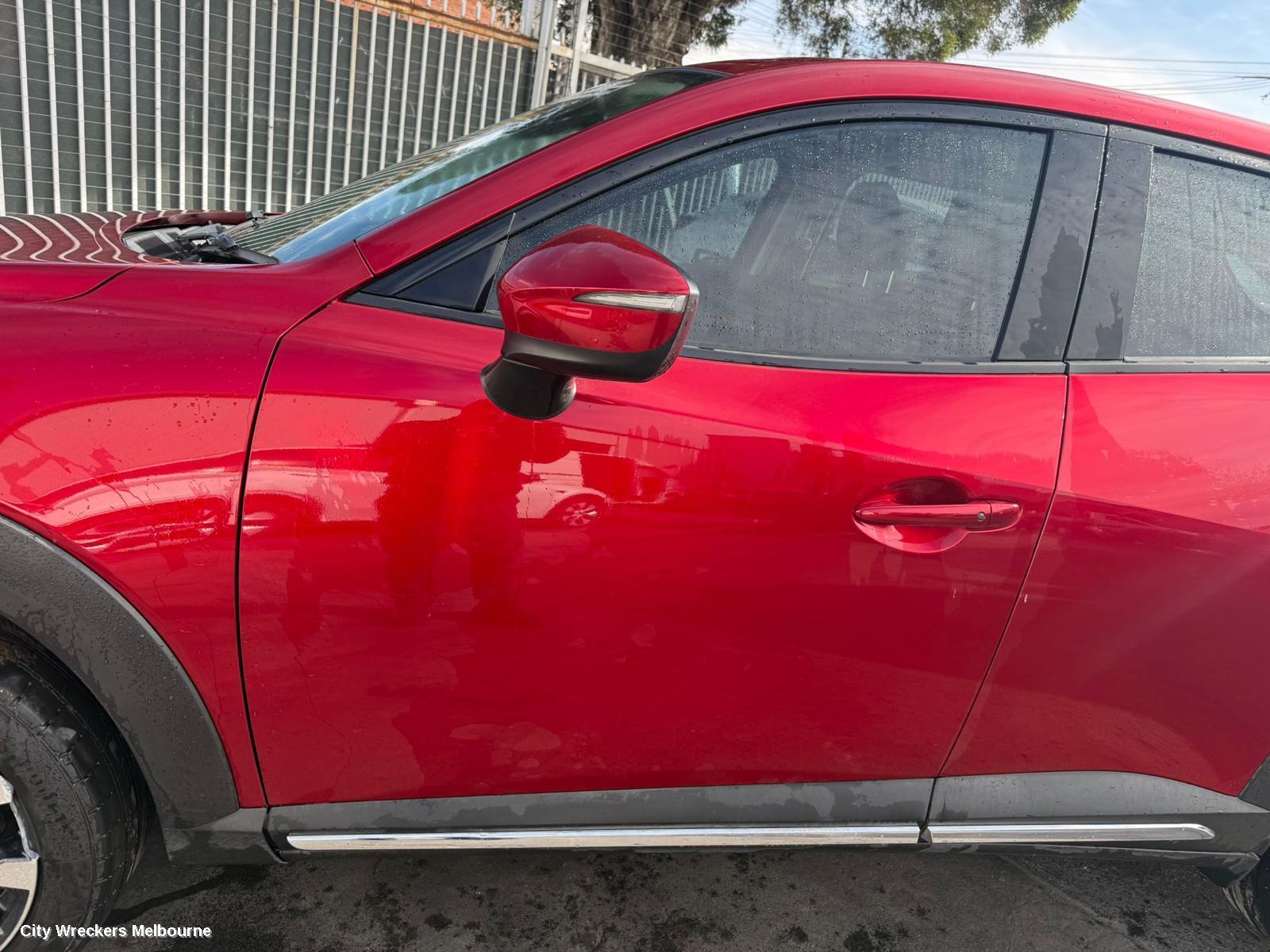 MAZDA CX3 LEFT FRONT WINDOW REG/MOTOR, DK, 02/2017 ONWARDS