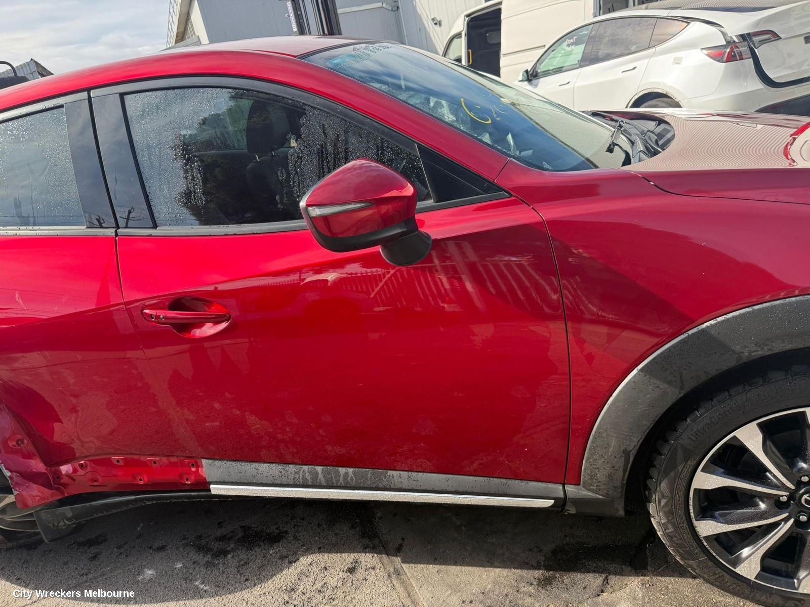 MAZDA CX3 LEFT FRONT WINDOW REG/MOTOR, DK, 02/2017 ONWARDS