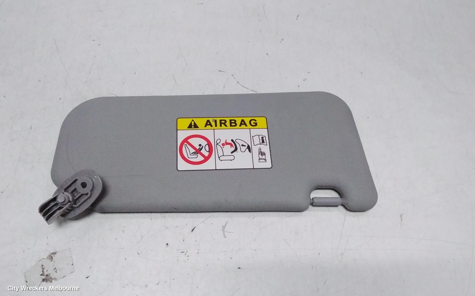 KIA RIO SUNVISOR, UB, LH SIDE, 08/2011 - 11/2016