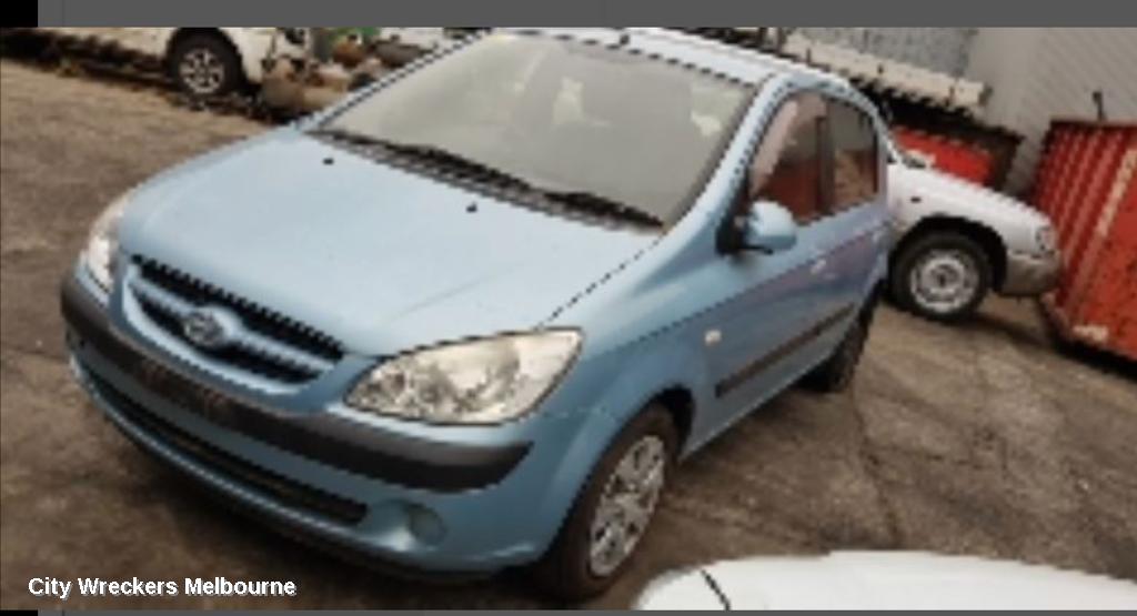 HYUNDAI GETZ LEFT HEADLAMP, TB, DOTTED TYPE, 10/2005 - 06/2007