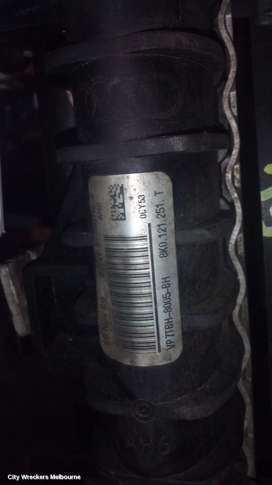 AUDI A5 RADIATOR, 2.0, PETROL, 8T, CDNB/CDNC CODE, 08/2009 - 08/2013