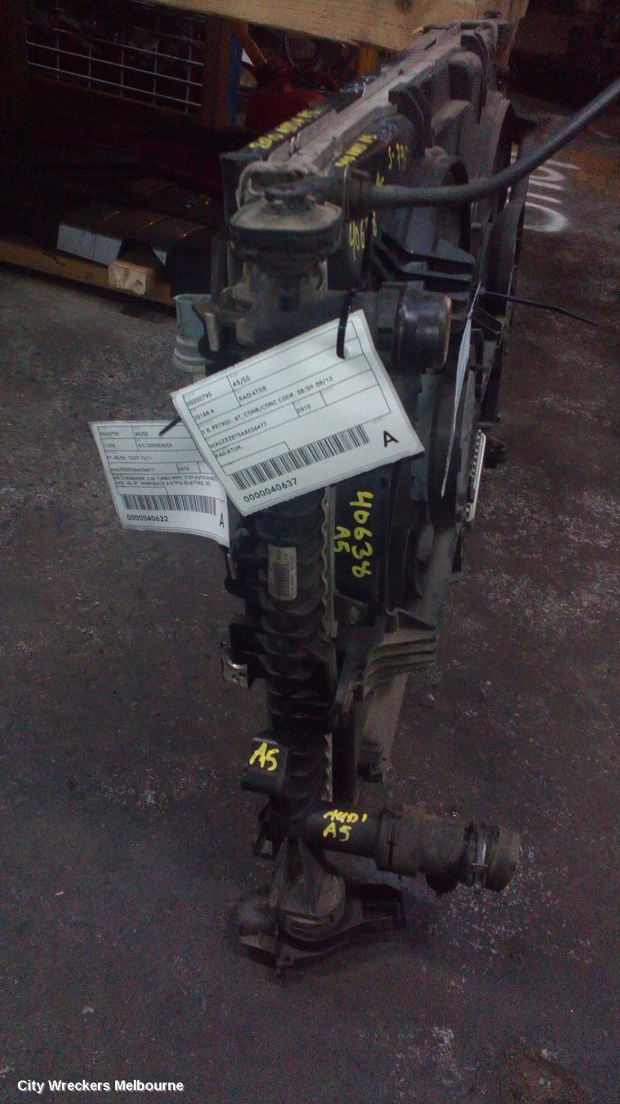 AUDI A5 FAN, DUAL FAN ASSY, 2.0, PETROL, 400W/200W, 8T/8F, 08/2009 - 11/2016
