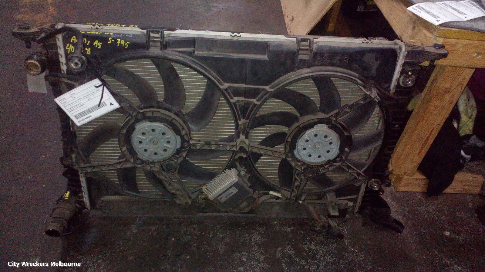 AUDI A5 FAN, DUAL FAN ASSY, 2.0, PETROL, 400W/200W, 8T/8F, 08/2009 - 11/2016