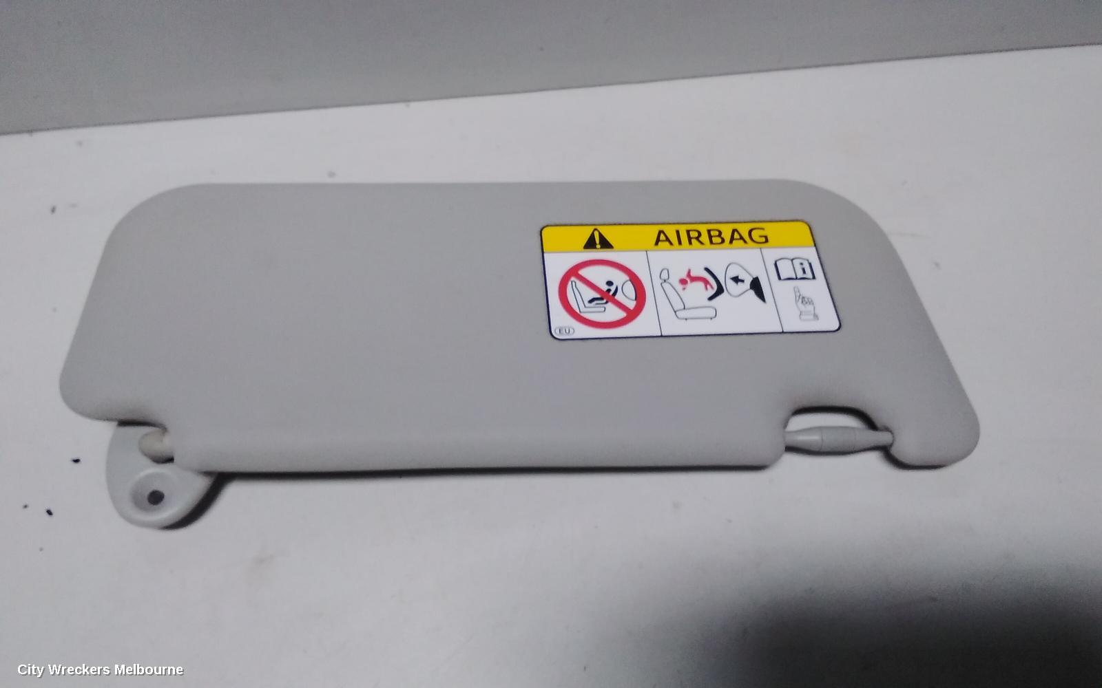 TOYOTA COROLLA SUNVISOR, ZRE182R, LH SIDE, 10/2012 - 06/2018