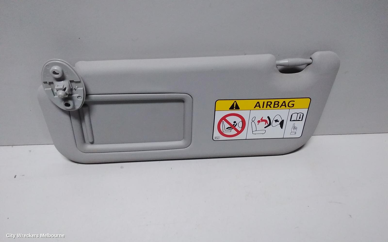 TOYOTA COROLLA SUNVISOR, ZRE182R, LH SIDE, 10/2012 - 06/2018