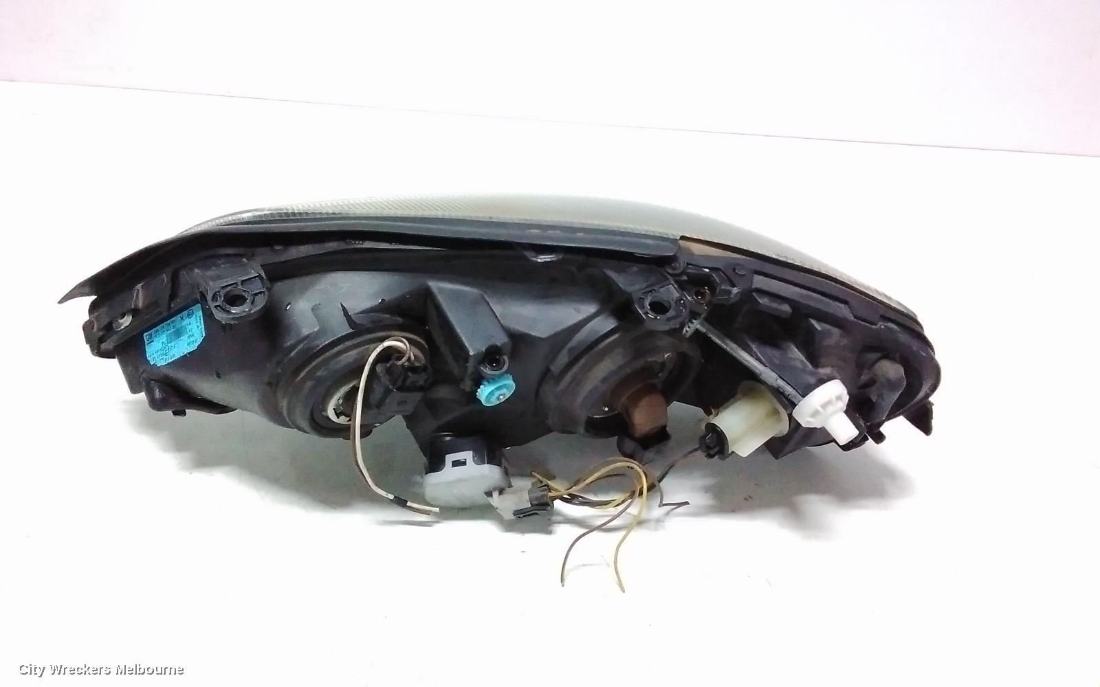 HOLDEN ASTRA RIGHT HEADLAMP, TS, BLACK, INSERT TYPE, 09/1998 - 10/2006