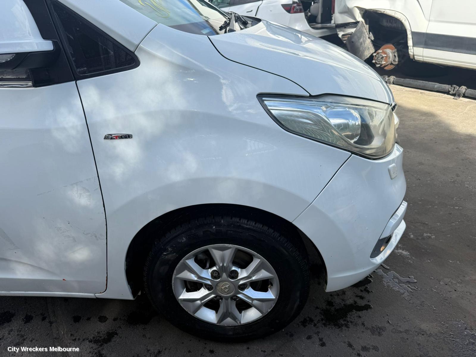 LDV G10 RIGHT FRONT DOOR, SV7A/SV7C, W/ CHROME MOULDING TYPE, WAGON/VAN, 04/2015 ONWARDS