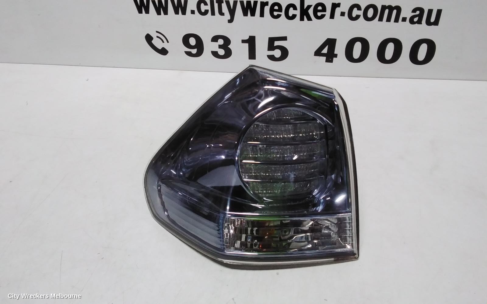 LEXUS RX SERIES LEFT TAILLIGHT, RX400H, MHU3#, IN BODY, 03/2006 - 02/2009