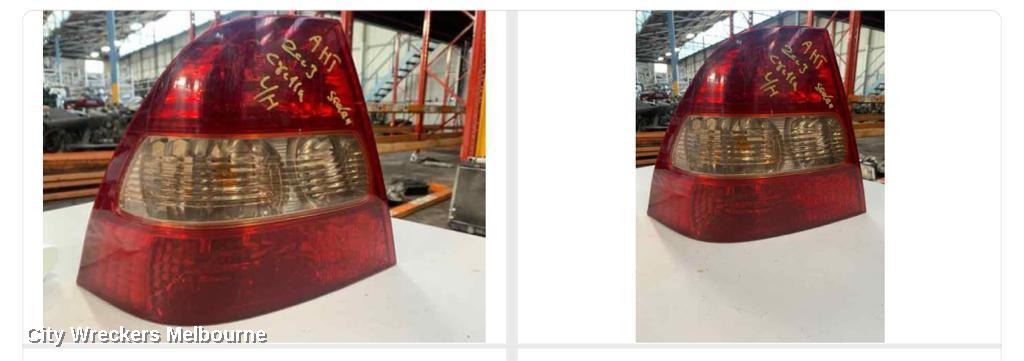 TOYOTA COROLLA LEFT TAILLIGHT, ZZE122, SEDAN, 12/2001 - 03/2004