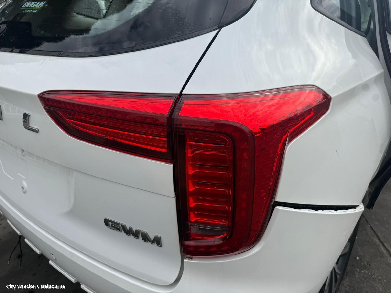 HAVAL JOLION LEFT TAILLIGHT, A01, IN BODY, NON HEV, W/ LED TYPE, 02/2021 ONWARDS