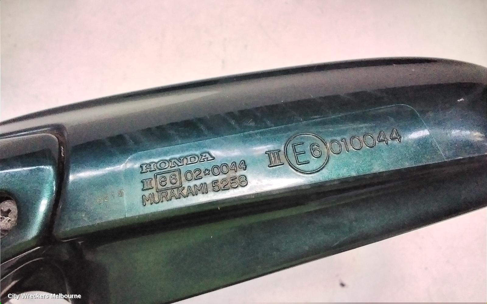 HONDA CIVIC LEFT DOOR MIRROR, EK, POWER, SEDAN, 98-00