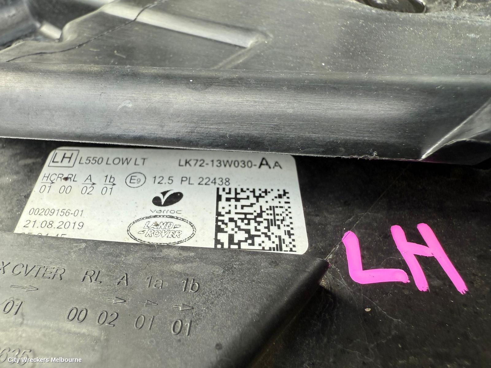 LAND ROVER DISCOVERY SPORT BOOTLID/TAILGATE, TAILGATE, L550, 07/2019 ONWARDS