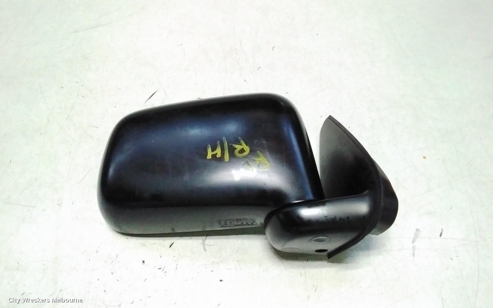 HONDA CRV RIGHT DOOR MIRROR, RD1, POWER, BLACK, 12/1995 - 11/2001
