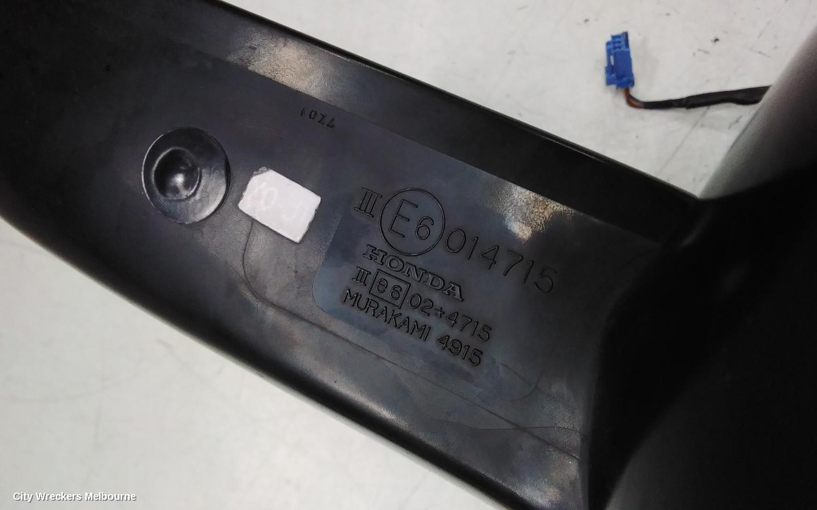 HONDA ODYSSEY LEFT DOOR MIRROR, RA, POWER, 05/1995 - 03/2000