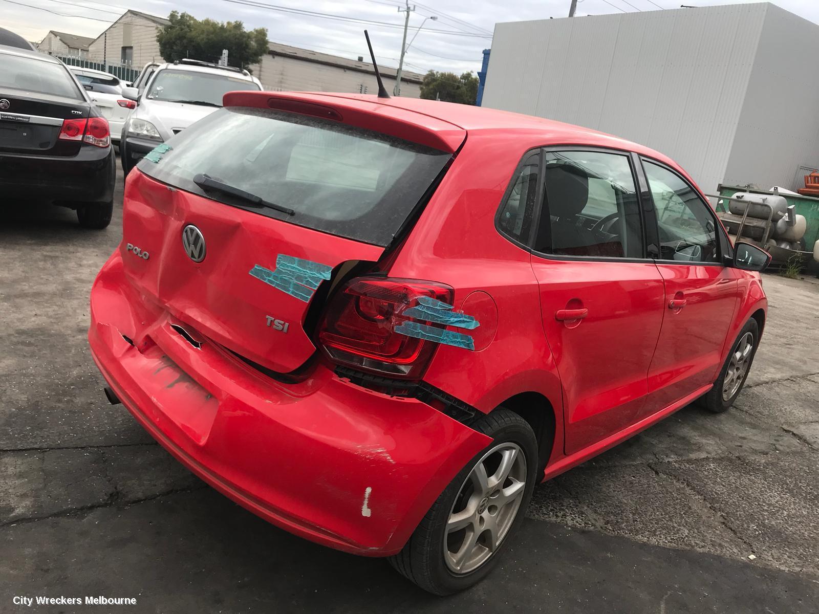 VOLKSWAGEN POLO RIGHT DOOR MIRROR, 6R, HEATED TYPE, 05/2010 - 05/2014