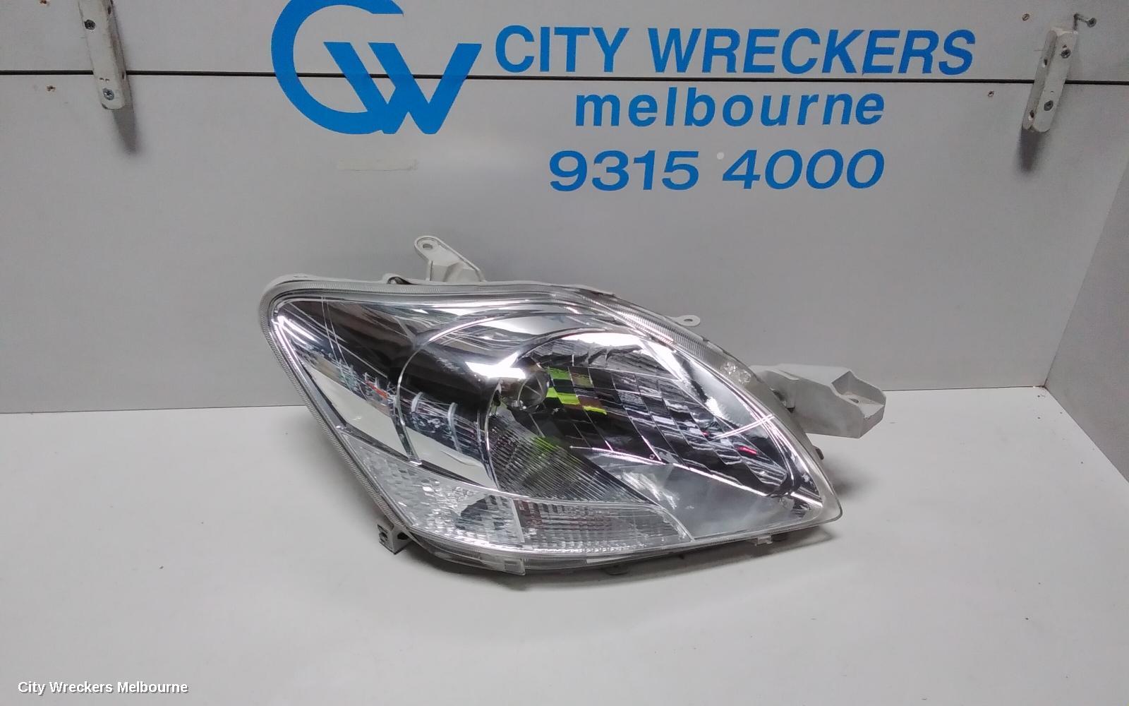 TOYOTA YARIS RIGHT HEADLAMP, NCP9#, SEDAN, NON HID, ELECT ADJ, LENS# 52163, 03/2006 - 06/2016 (AUS ONLY)